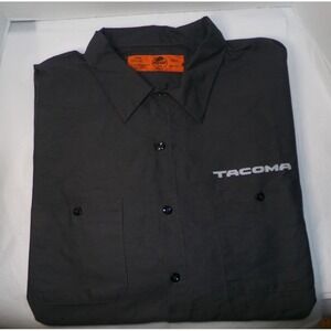 Red Kap‎ Toyota Work Shirt XXXL-SS Gray Short Sleeve Uniform~TOYOTA TACOMA